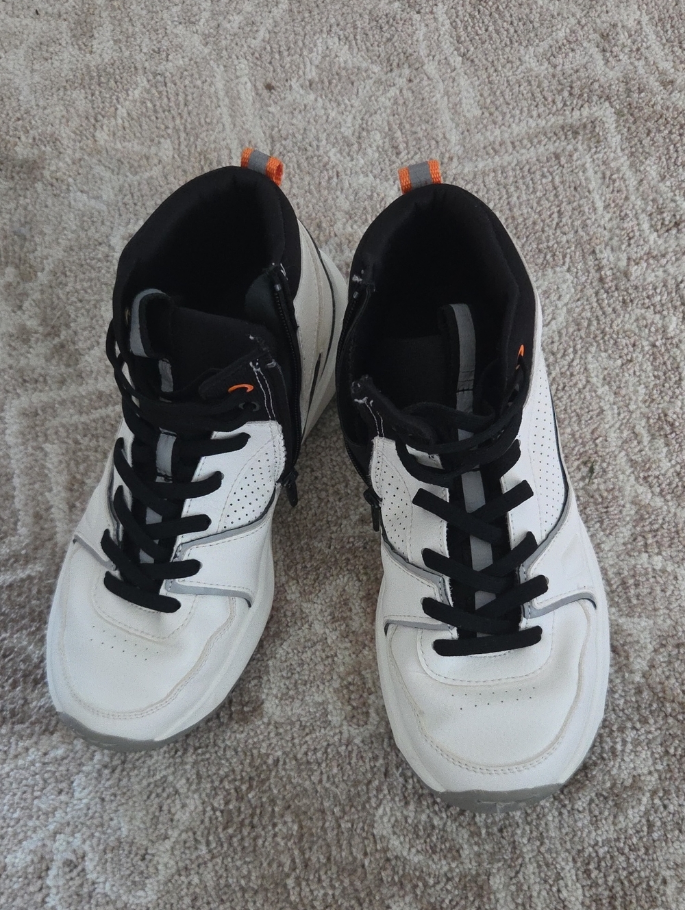 Zara Kids multi-piece high-top sneakers .